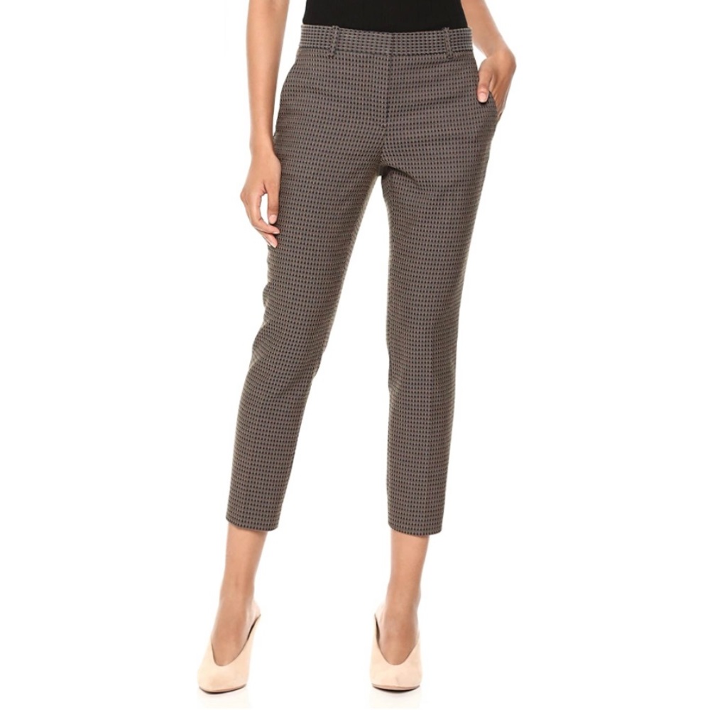 NWT Theory Treeca 2 Multi Dot Jacquard Pants Size 6